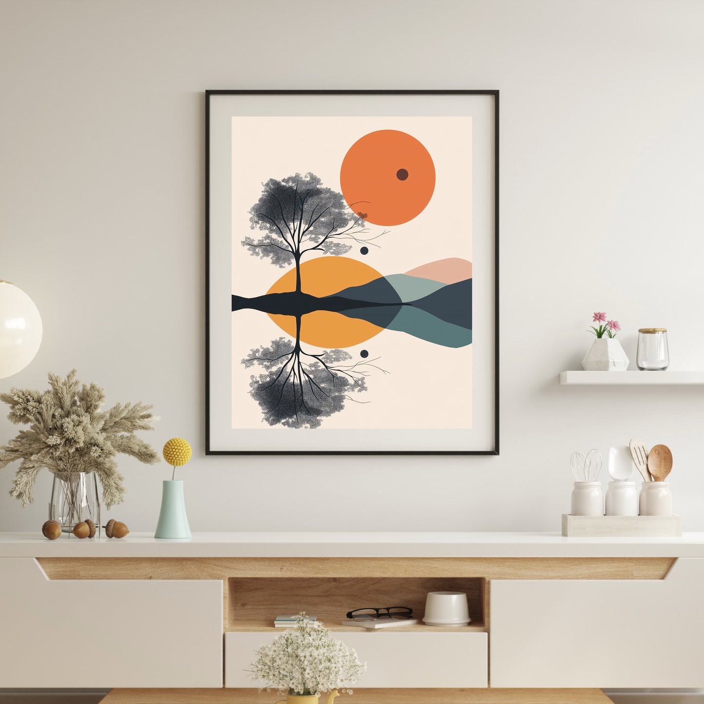 Abstract art Framed Wall Art